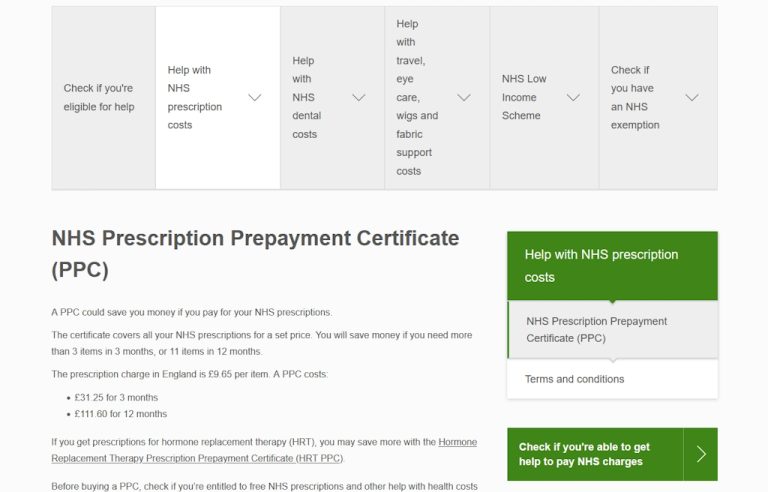 Buy an NHS Prescription Prepayment Certificate to save money on meds